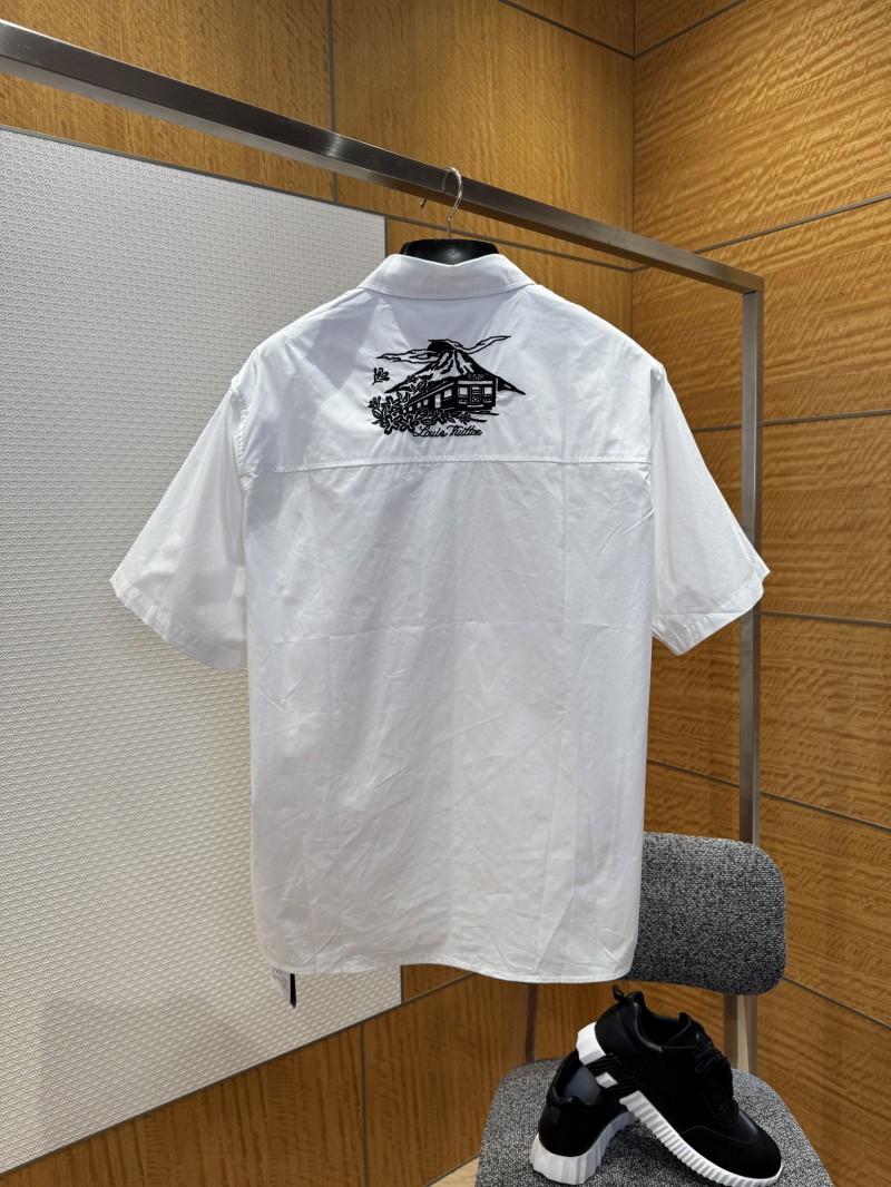 LV Pocket Embroidered Short-Sleeve Shirt 1