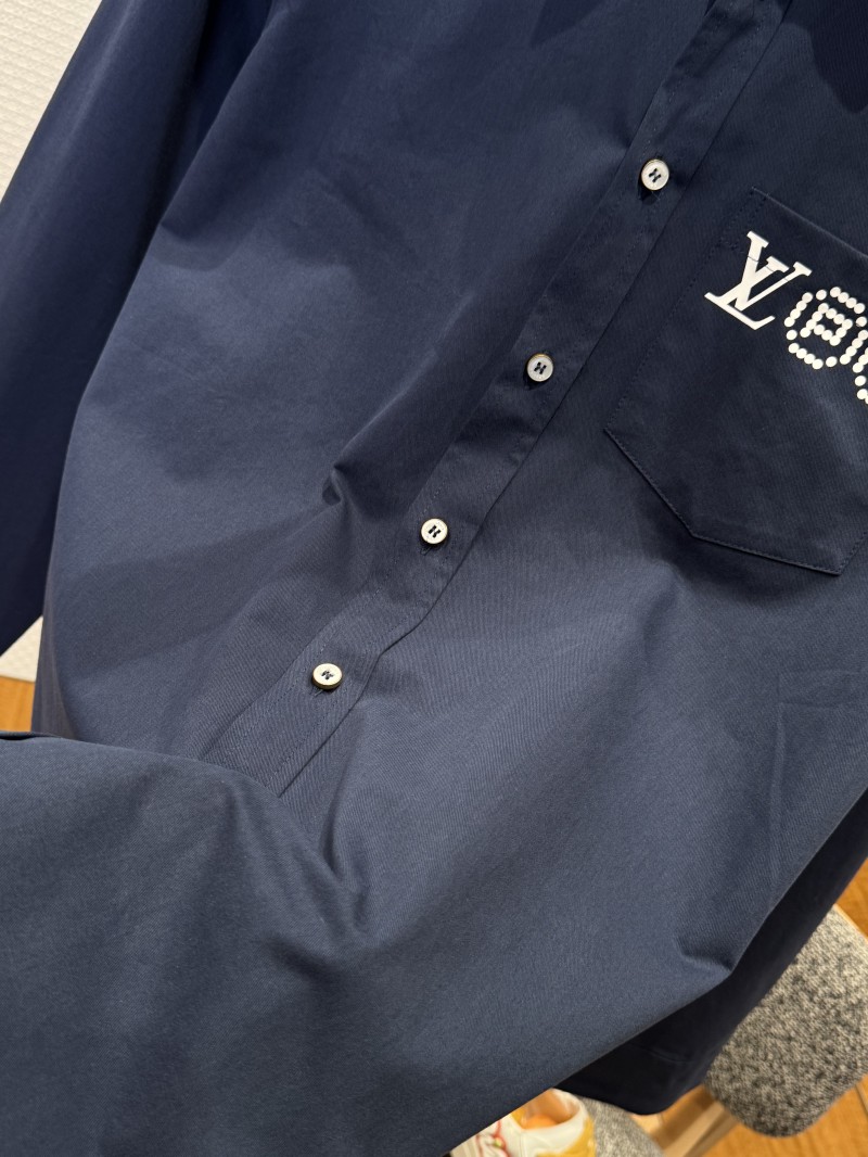 LV Pocket Print Long-Sleeve Shirt 4