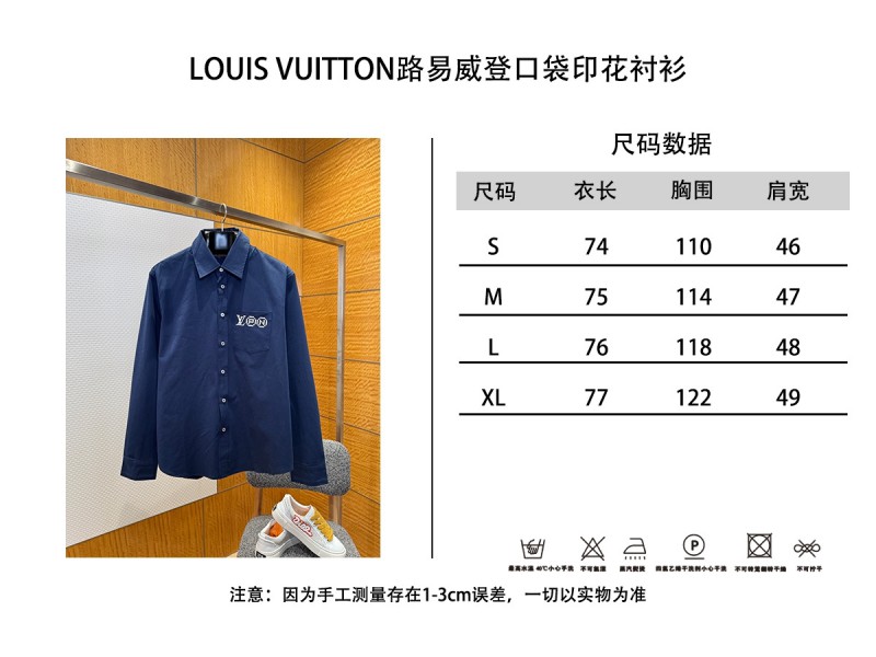 LV Pocket Print Long-Sleeve Shirt 9