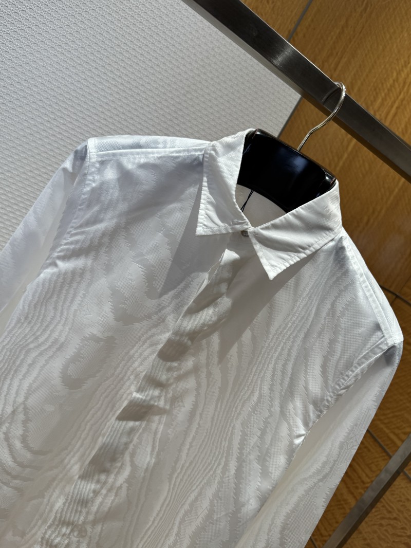 LV Tree Pattern Jacquard Long-Sleeve Shirt 2
