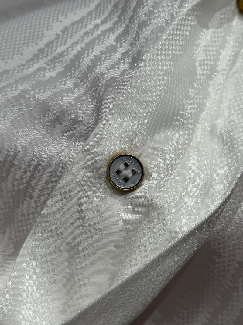LV Tree Pattern Jacquard Long-Sleeve Shirt 5