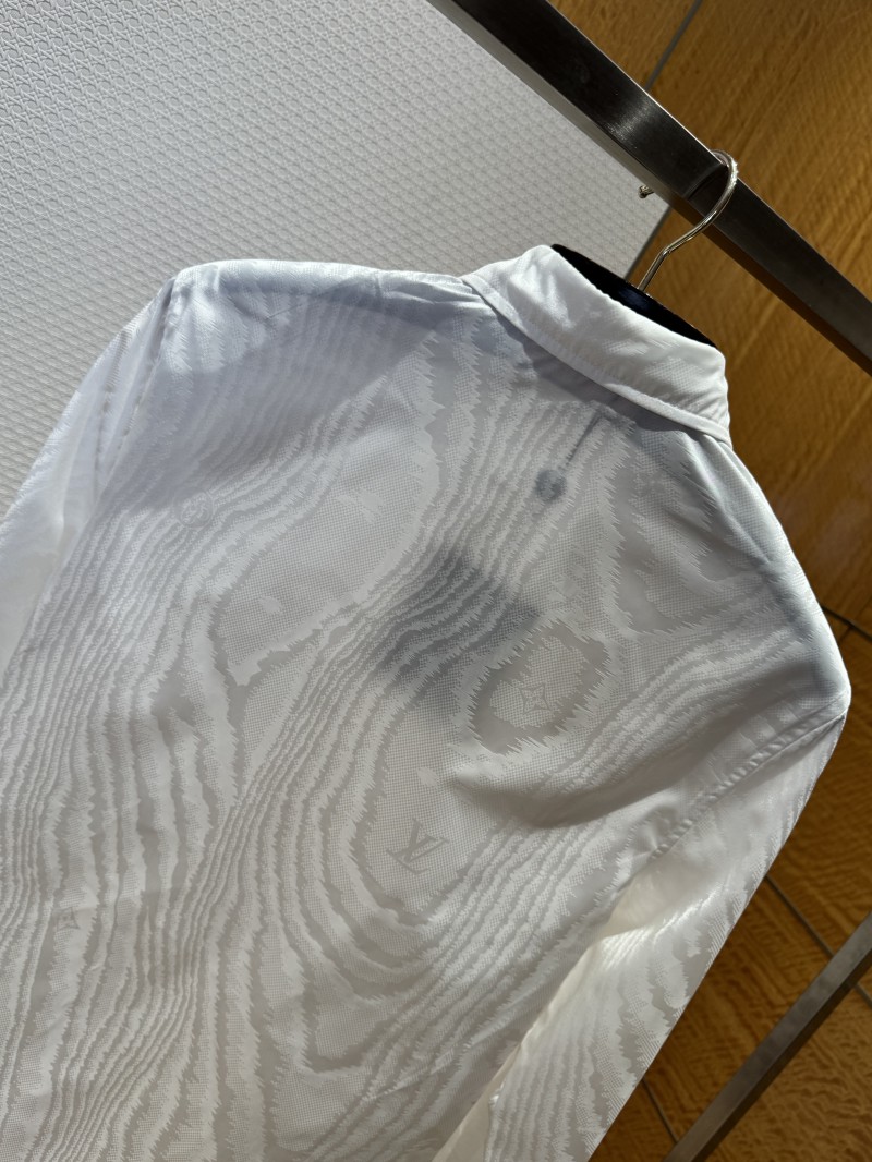 LV Tree Pattern Jacquard Long-Sleeve Shirt 6