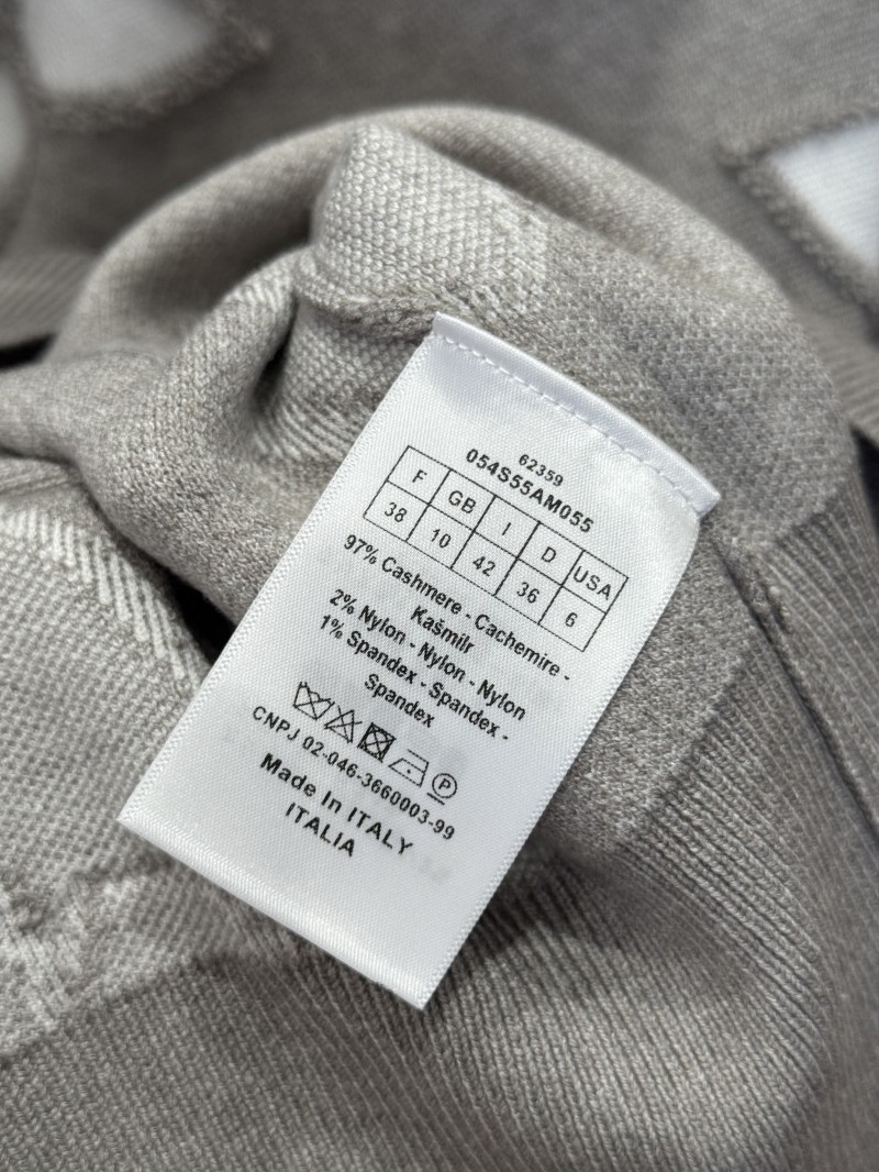 LV Pattern Jacquard Crew Neck Long Sleeve Sweater 8