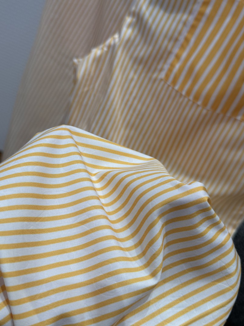 LV Yellow and White Striped Casual Trousers 8