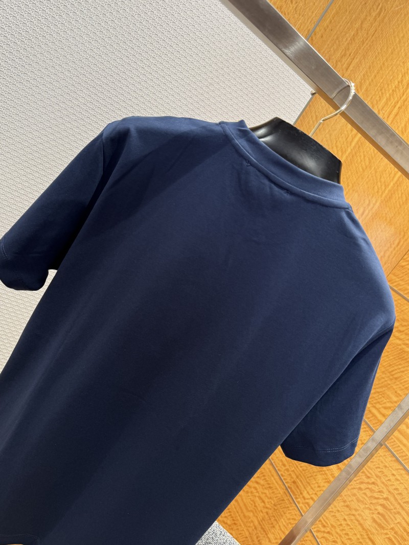 LV Printed Zipper Chain Short-Sleeve T-Shirt 6