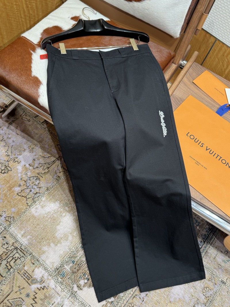 LV College-Style Bell-Bottom Casual Pants 6
