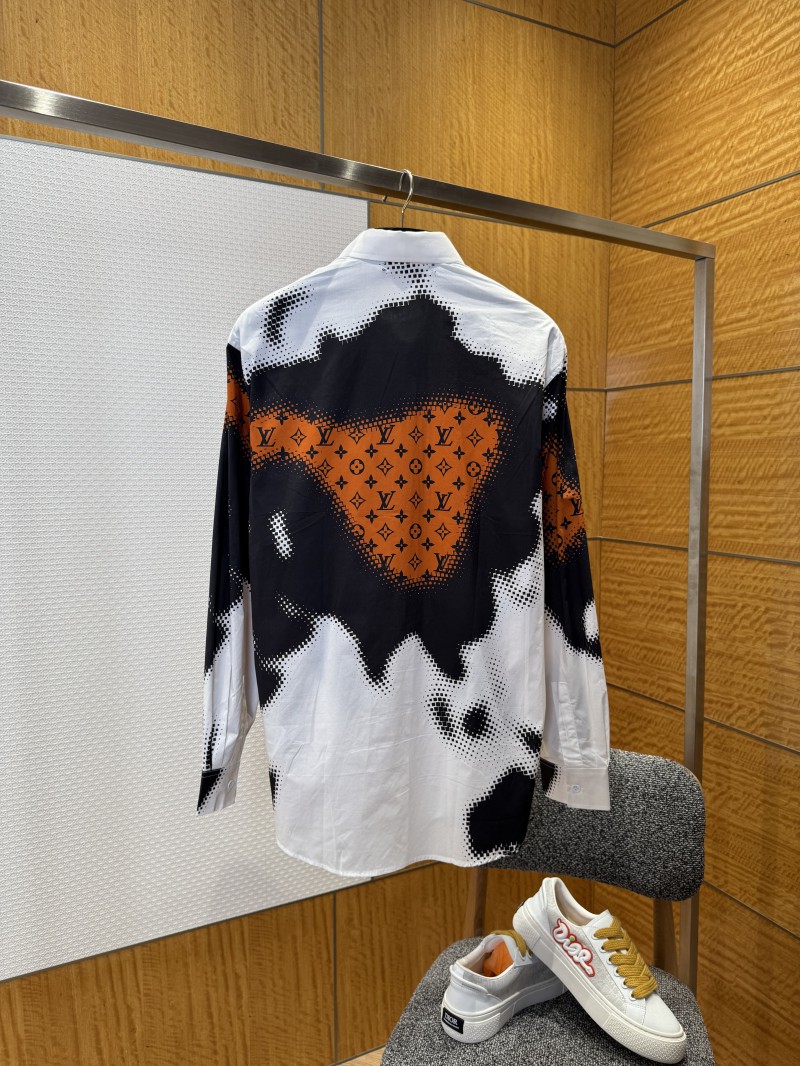 LV Bonfire Graffiti Long-Sleeve Shirt 1