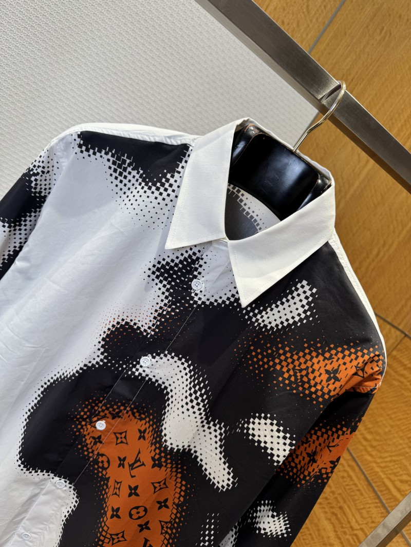 LV Bonfire Graffiti Long-Sleeve Shirt 2