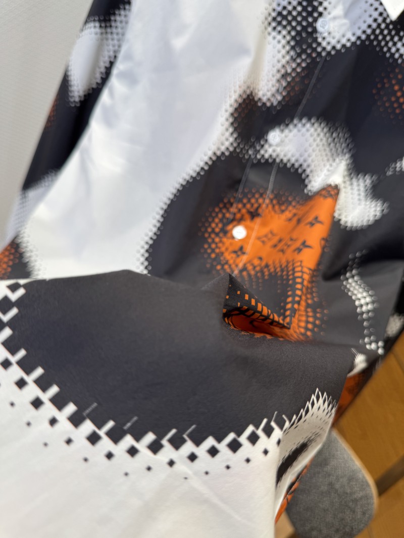 LV Bonfire Graffiti Long-Sleeve Shirt 3