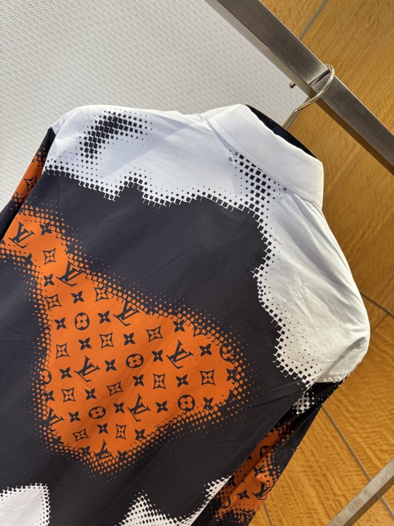LV Bonfire Graffiti Long-Sleeve Shirt 5