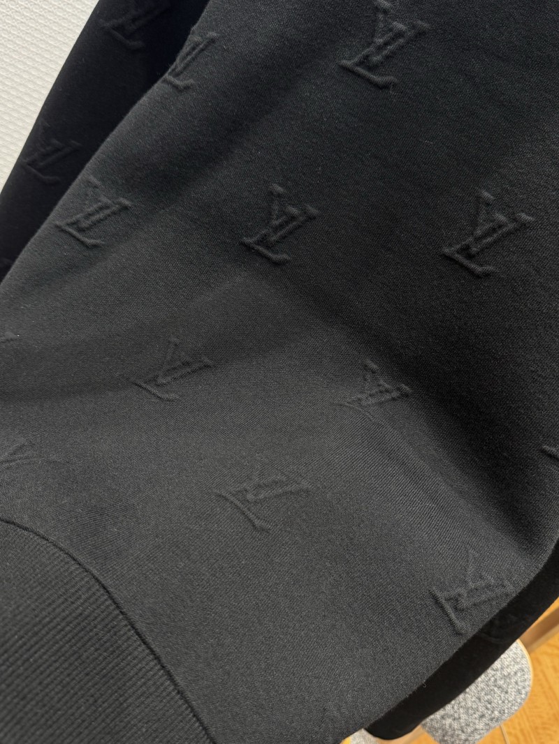 LV Monogram Print Embroidered Lapel Zipper Jacket 7
