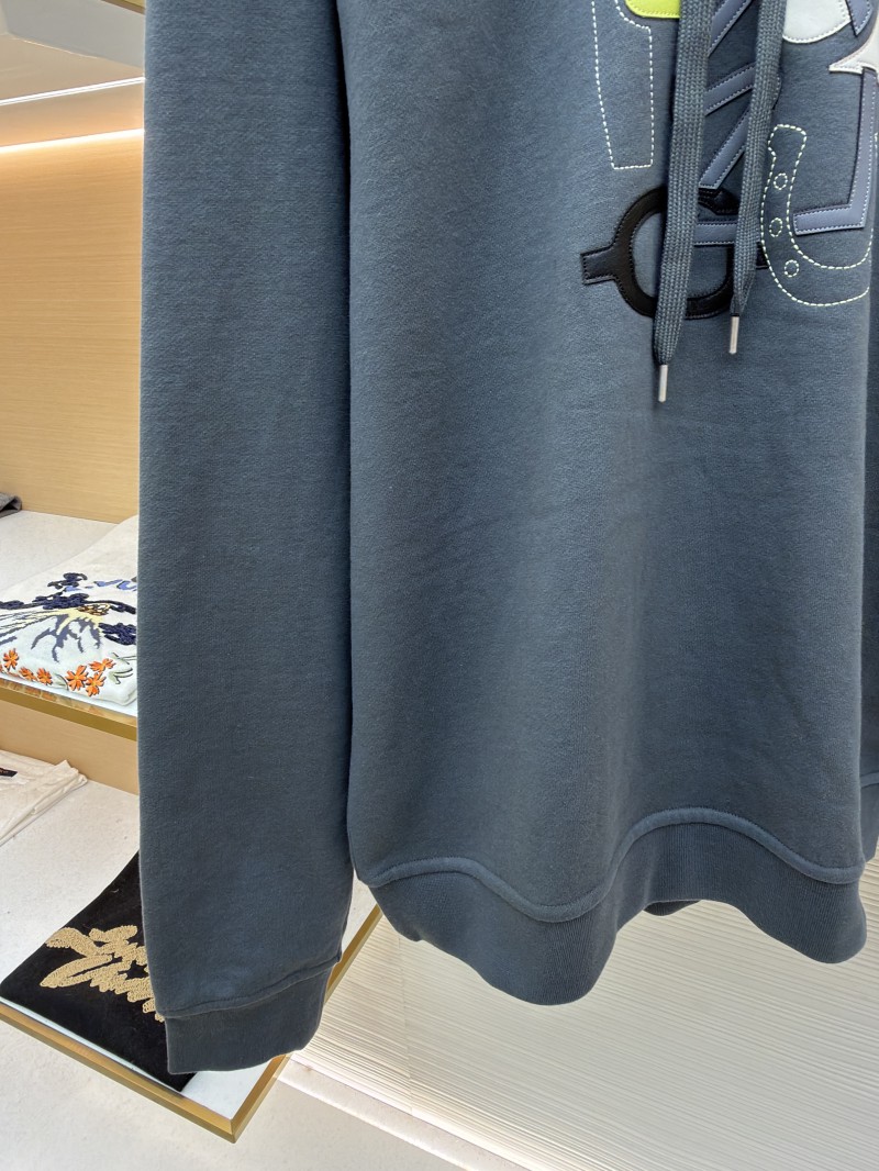 Hermes Cotton Hooded Long-Sleeve Sweatshirt 5