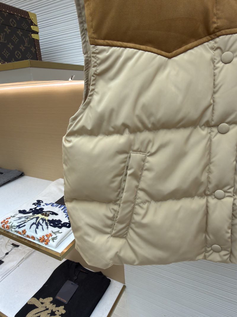 Miu Miu Color-Blocked Short Drawstring Down Vest 5