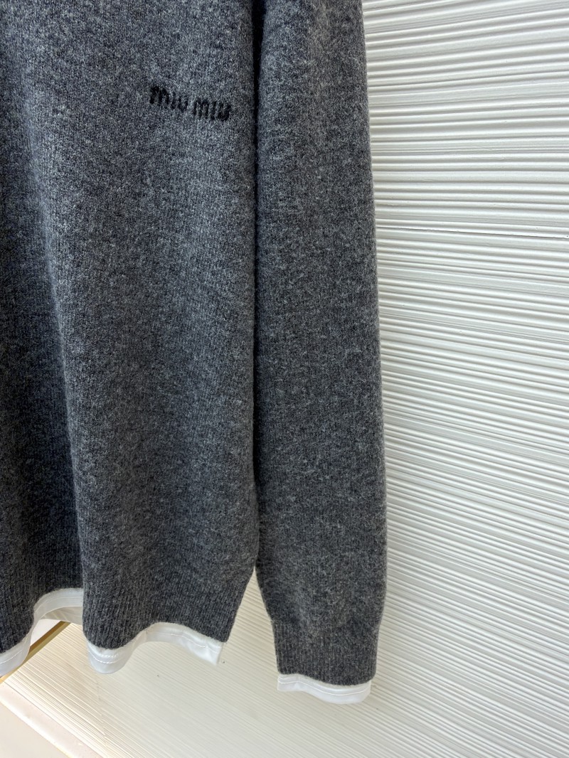 Miu Miu Cashmere V-Neck Sweater 6