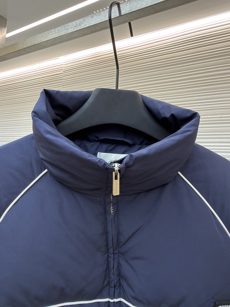 Miu Miu Micro-Label Patch Zipper Long-Sleeve Down Jacket 2