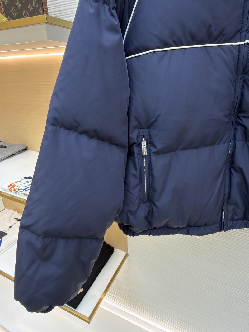 Miu Miu Micro-Label Patch Zipper Long-Sleeve Down Jacket 5