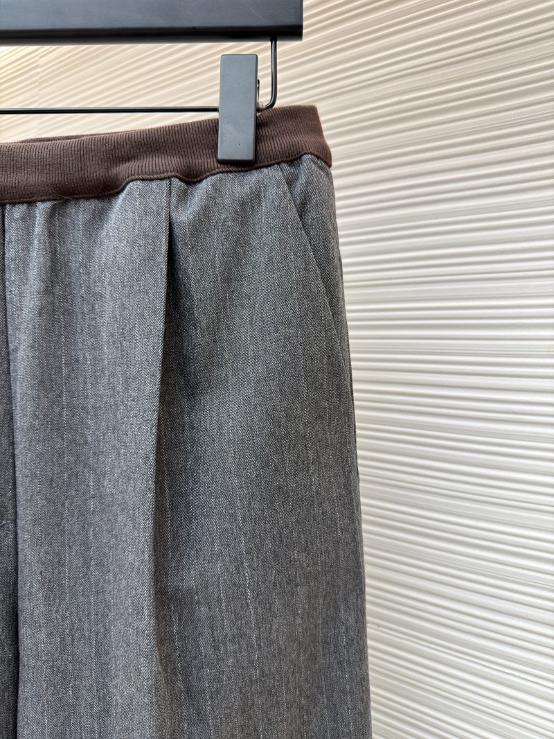 Miu Miu Fine-Striped Straight-Leg Casual Pants 4