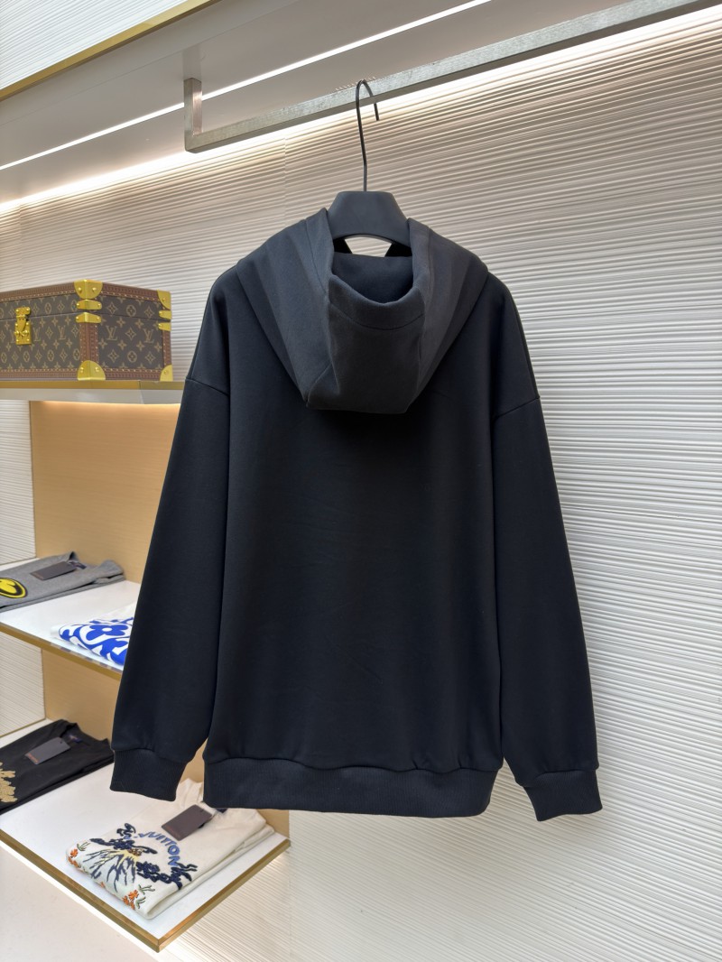 Fendi Hooded Letter Print Long-Sleeve Sweatshirt 1