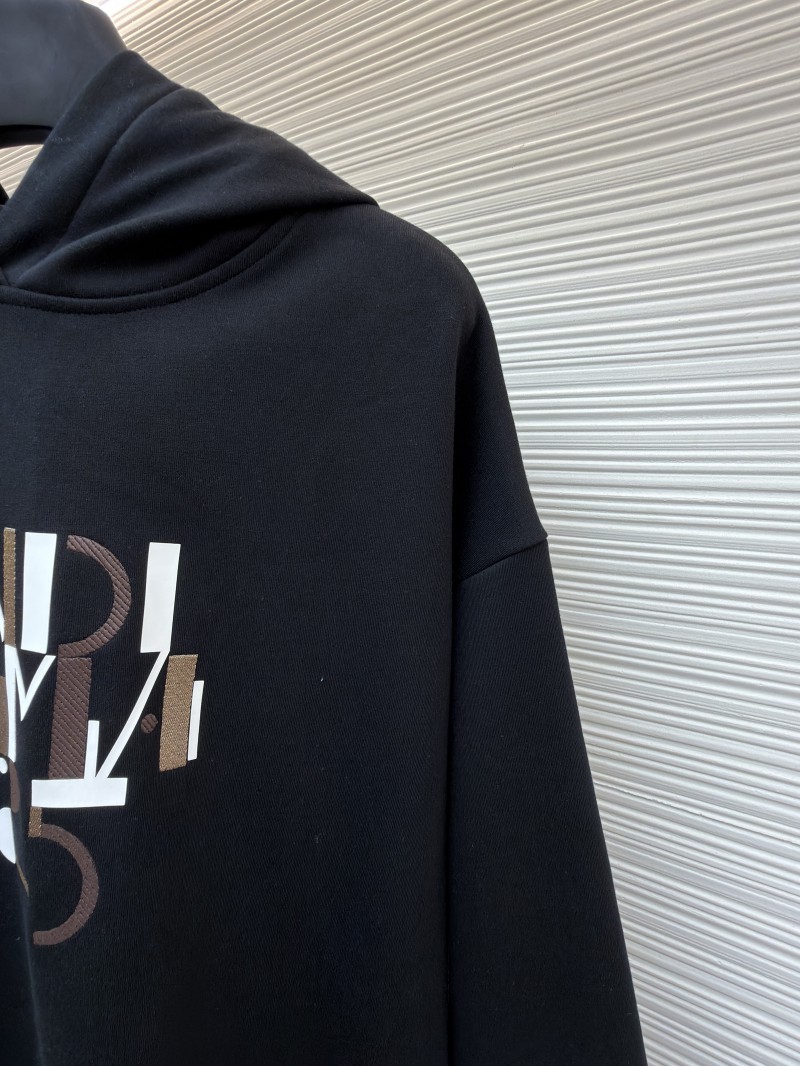 Fendi Hooded Letter Print Long-Sleeve Sweatshirt 4