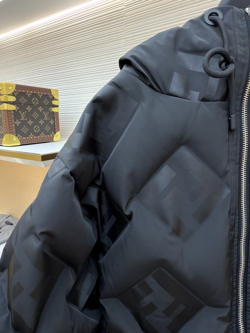 Fendi FF Nylon Down Jacket Coat 3