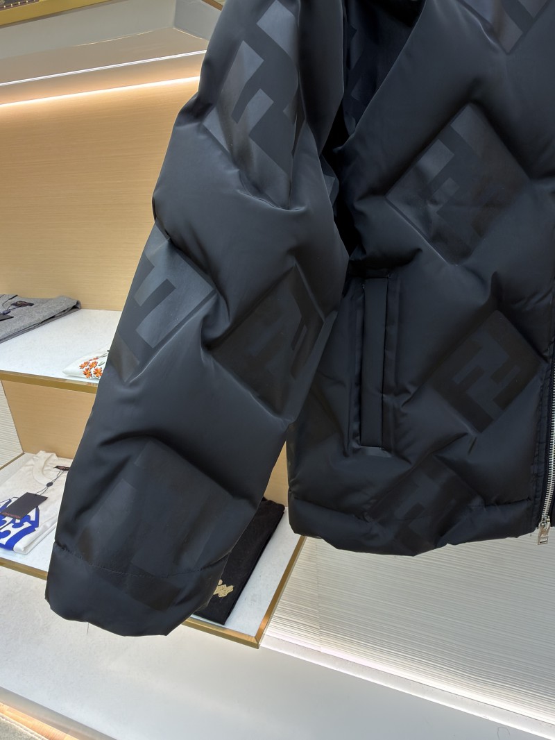 Fendi FF Nylon Down Jacket Coat 5