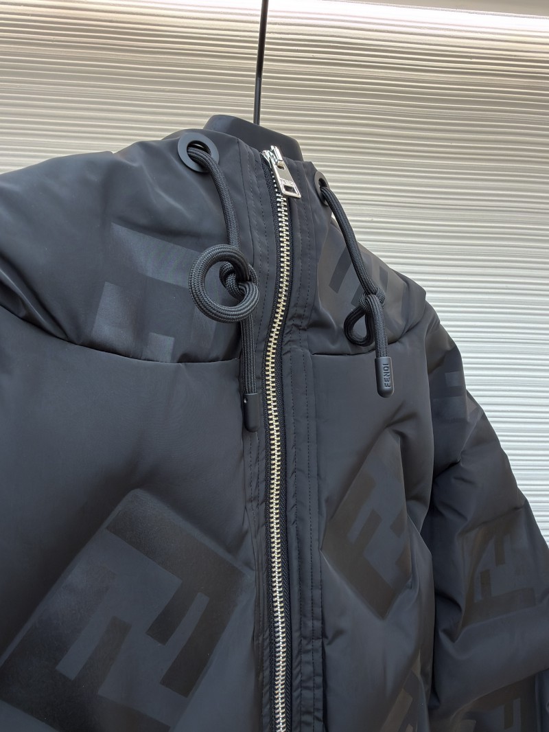 Fendi FF Nylon Down Jacket Coat 7