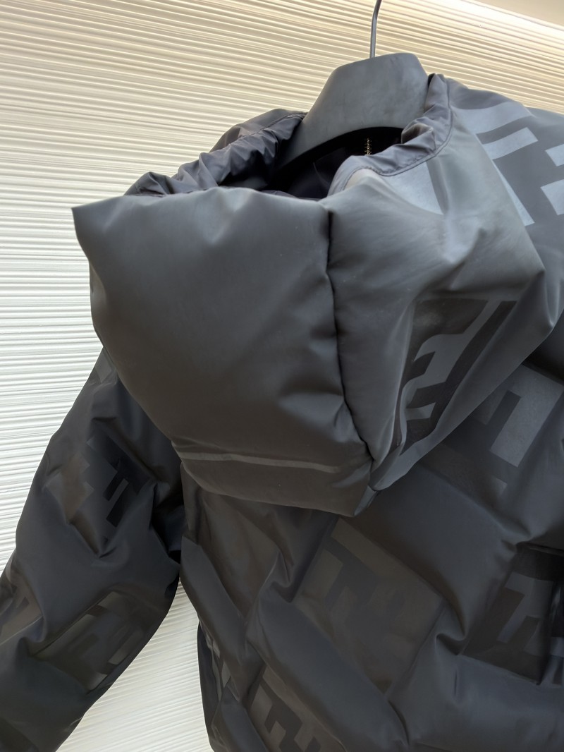 Fendi FF Nylon Down Jacket Coat 8