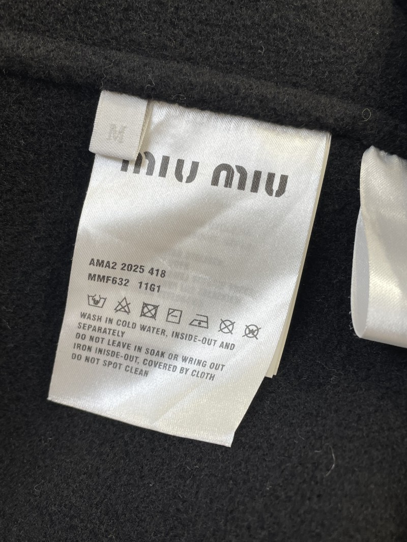 Miu Miu Reversible Logo Lapel Jacket Coat 8