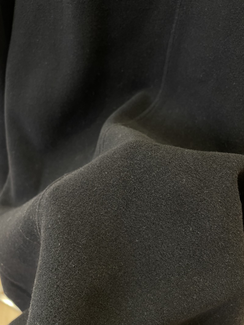 LV Collarless Double-Breasted Wool Coat 7