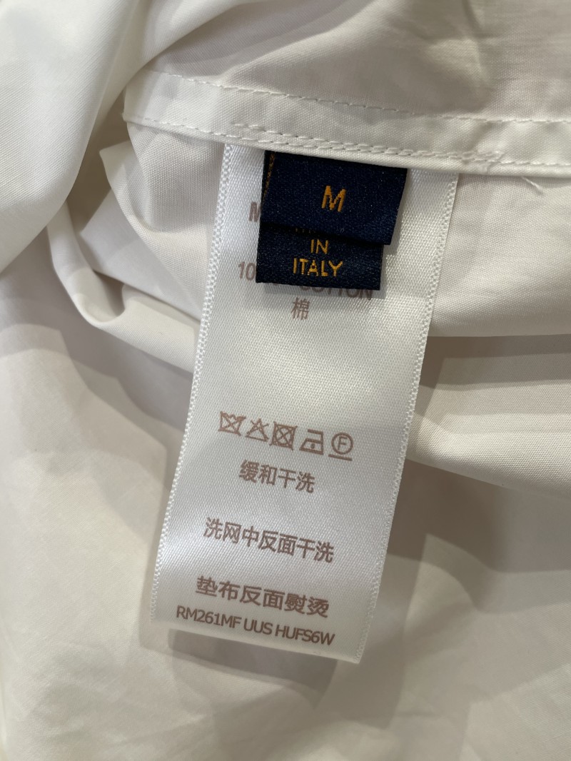 LV Monogram Embroidered Long-Sleeve Shirt 8
