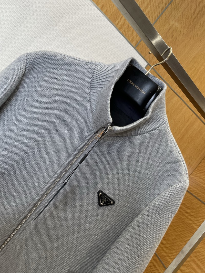 Prada Enameled Triangle Logo Letter Patchwork Down Jacket 1 2