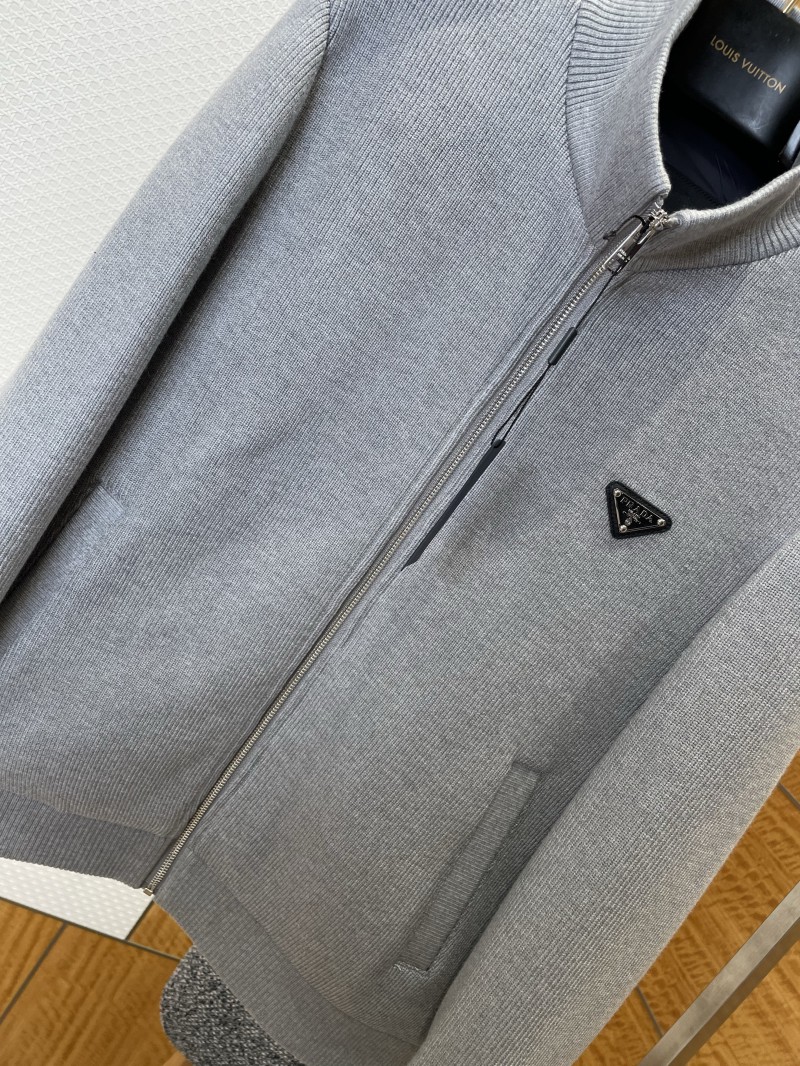 Prada Enameled Triangle Logo Letter Patchwork Down Jacket 1 3