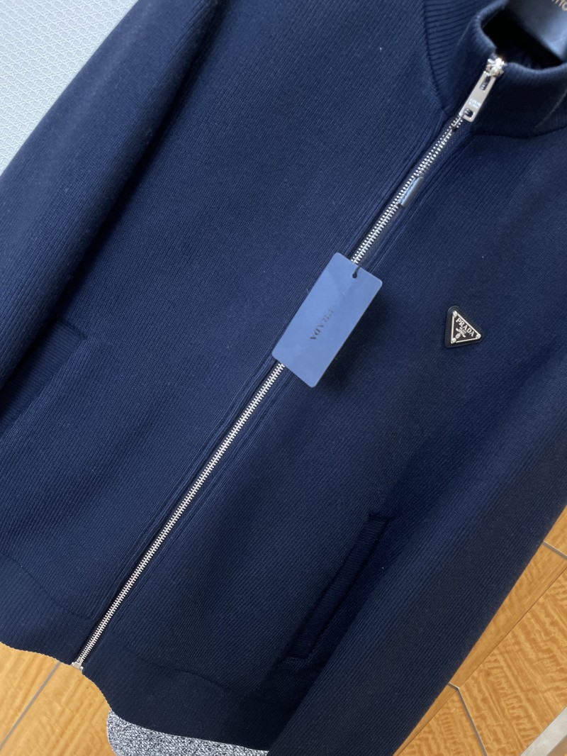 Prada Enameled Triangle Logo Letter Patchwork Down Jacket 2 3