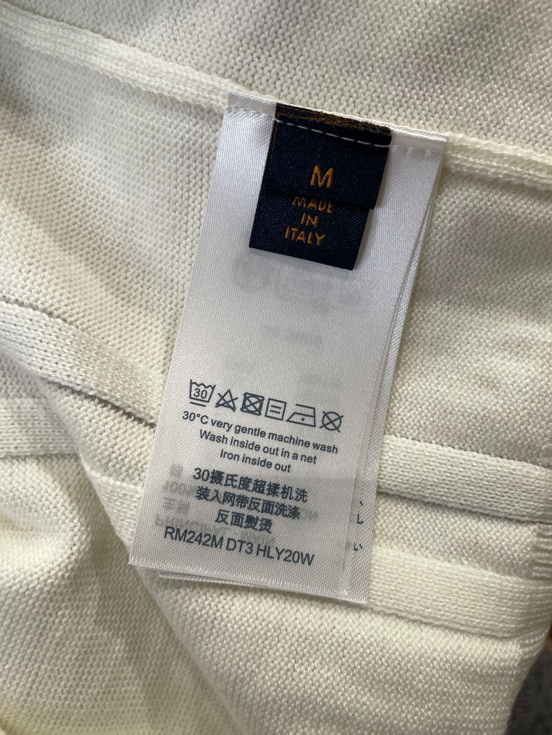 LV Floral Stripe Jacquard Embroidered Sweater 8