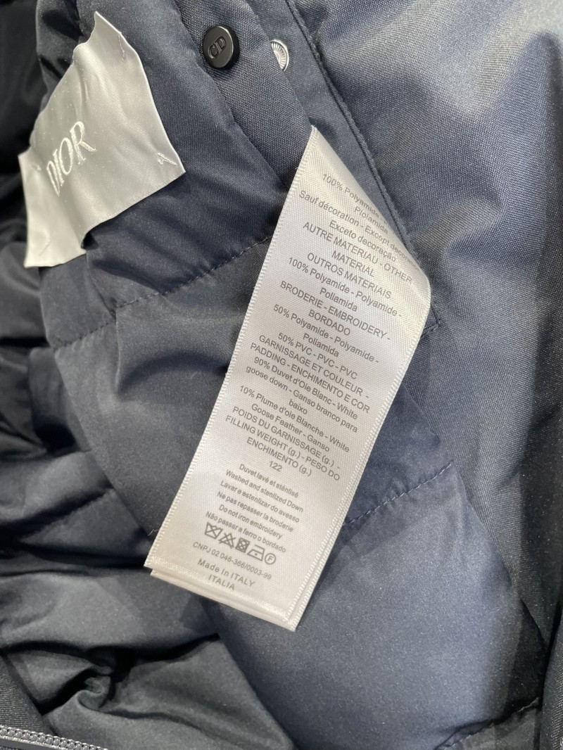 Dior Jacquard Patchwork Hooded Down Jacket 1 8