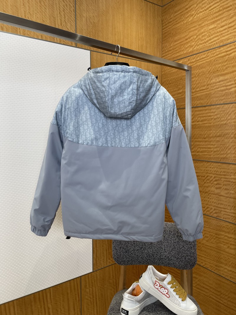 Dior Jacquard Patchwork Hooded Down Jacket 2 1