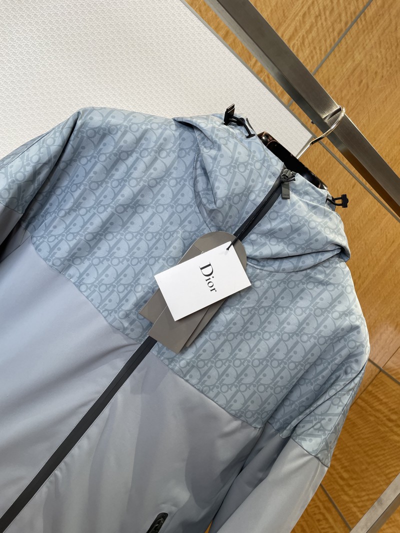 Dior Jacquard Patchwork Hooded Down Jacket 2 2