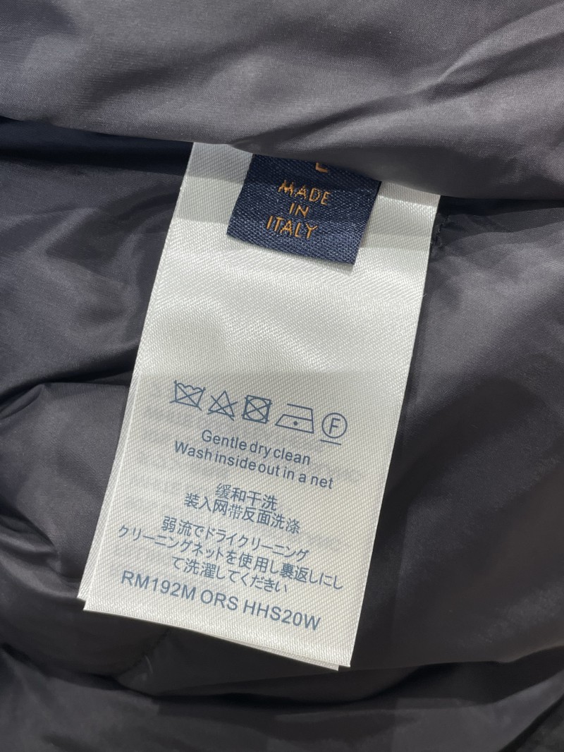 LV Leather-Label Hooded Down Jacket 2 8