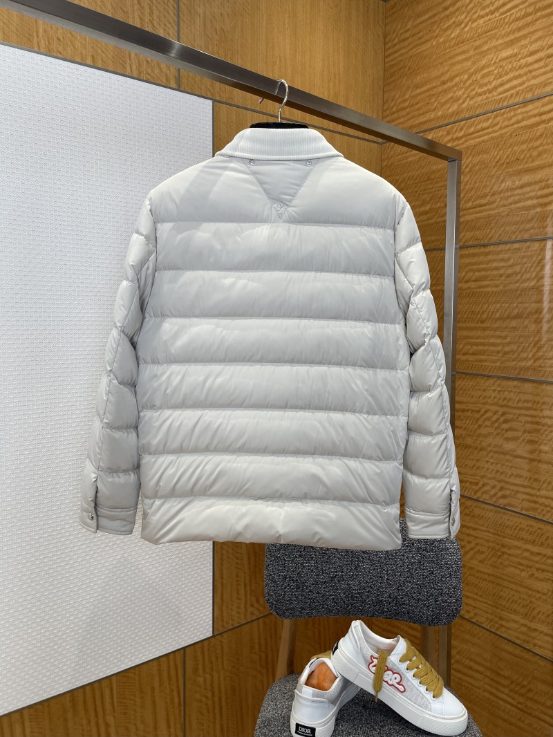 Prada Metal Triangle Logo Lapel Down Jacket 1 1