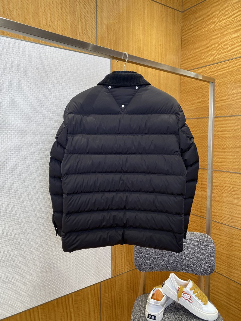 Prada Metal Triangle Logo Lapel Down Jacket 2 1