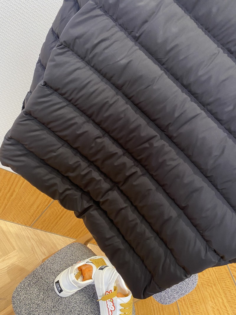 Prada Metal Triangle Logo Lapel Down Jacket 2 5