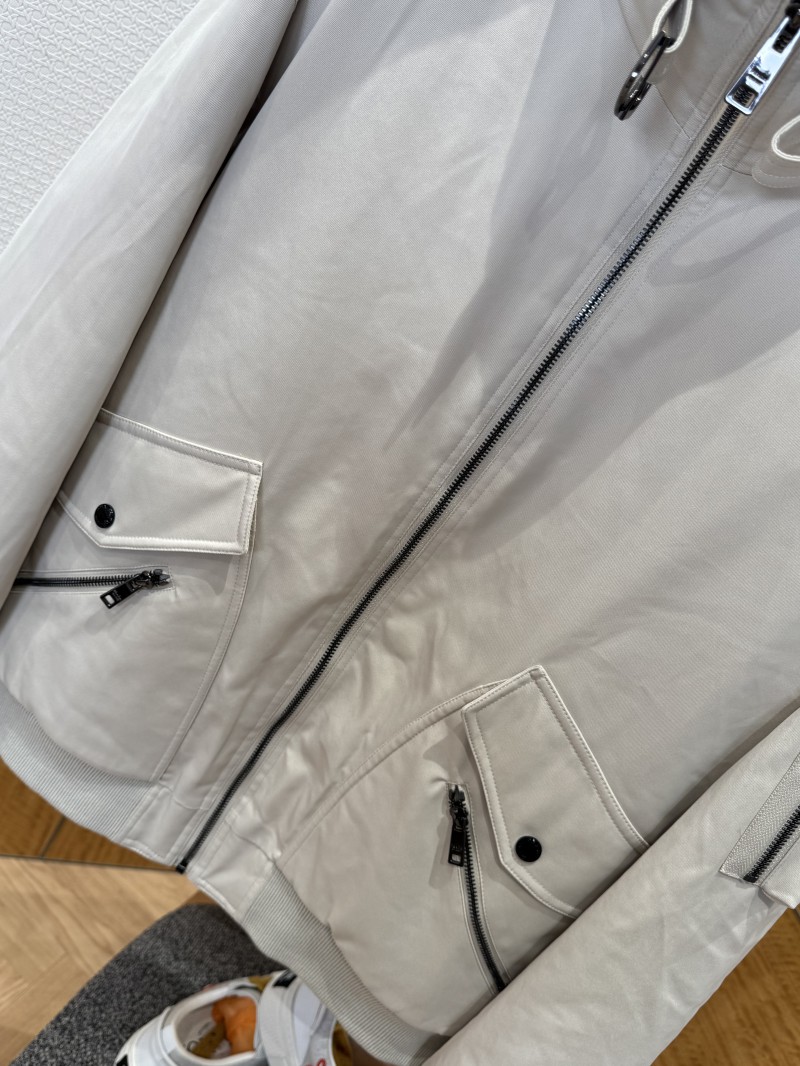 Prada Cuff Logo Zipper Pocket Down Jacket 3 3