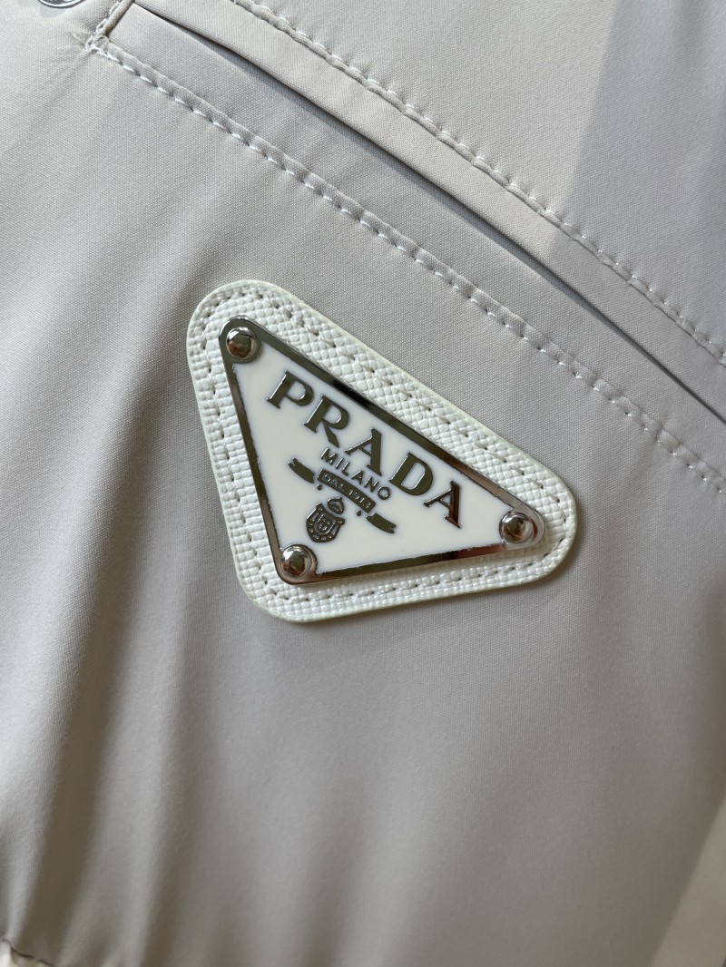 Prada Classic Triangle Logo Detachable Sleeves Down Jacket 2 5