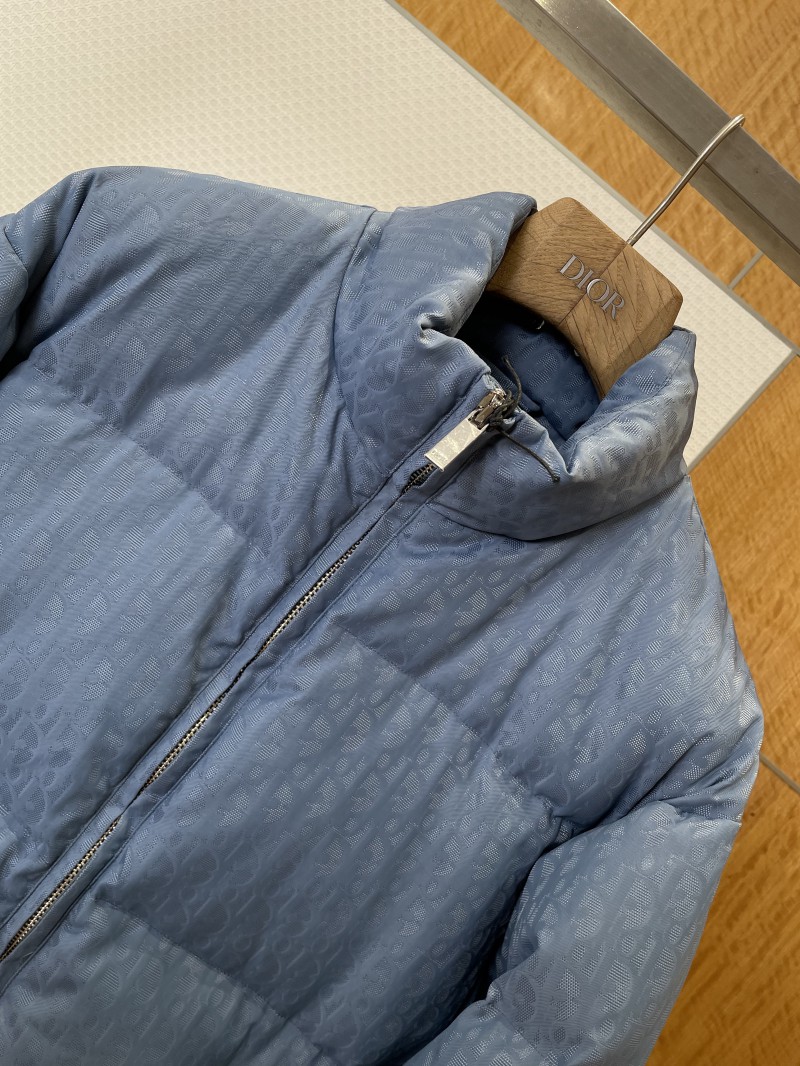 Dior All-Over Print Jacquard Stand Collar Down Jacket 1 2