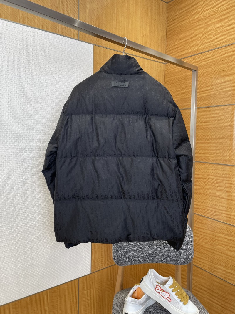 Dior All-Over Print Jacquard Stand Collar Down Jacket 2 1