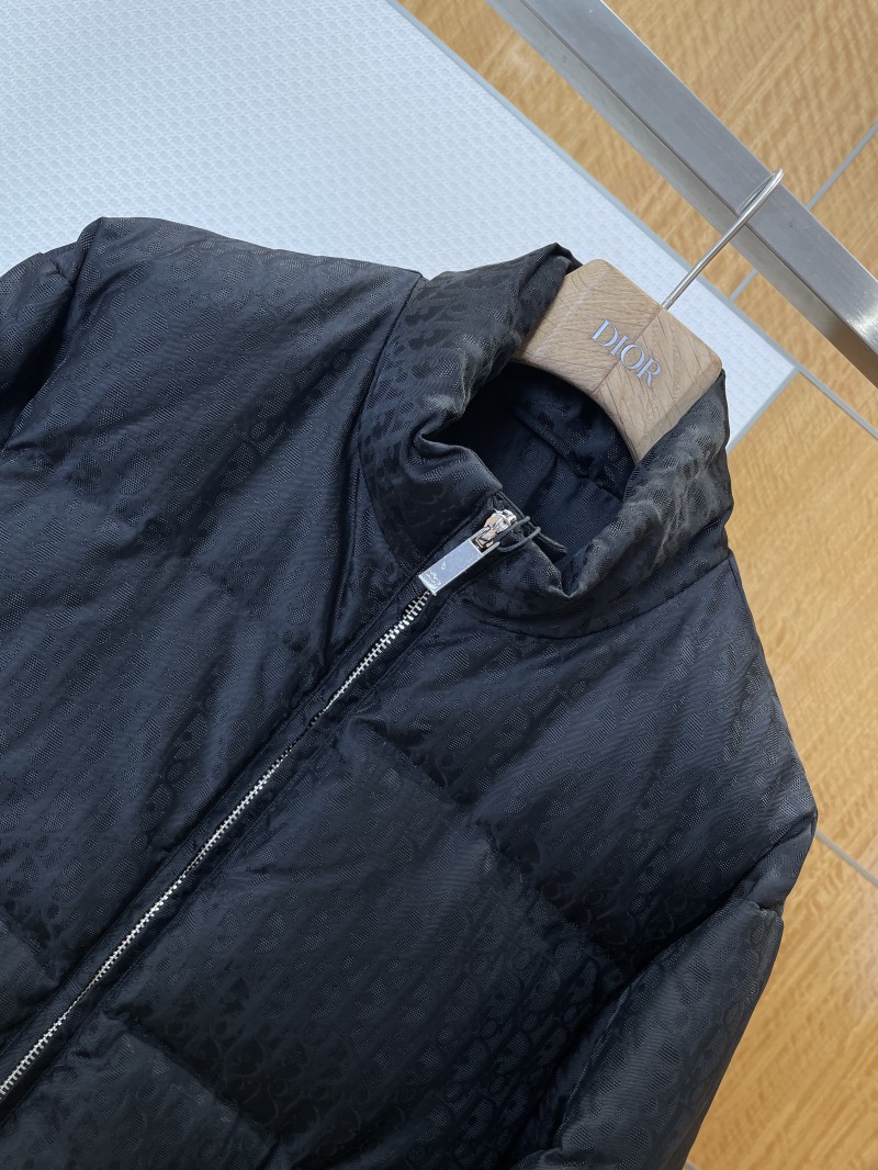 Dior All-Over Print Jacquard Stand Collar Down Jacket 2 2