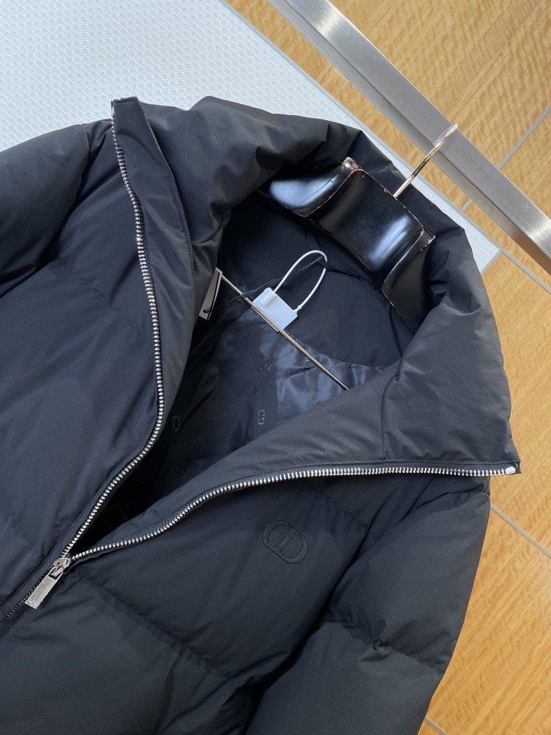 Dior Logo Zipper Stand Collar Down Jacket 4
