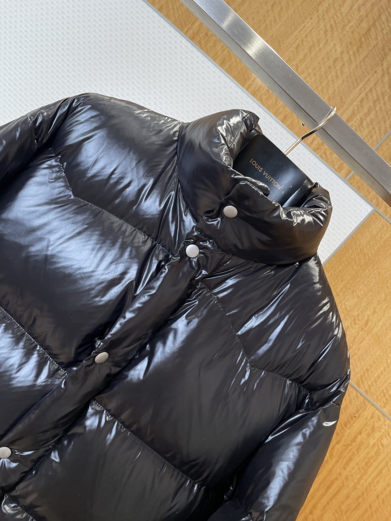 Prada 3D Logo Glossy Stand Collar Down Jacket 2 2