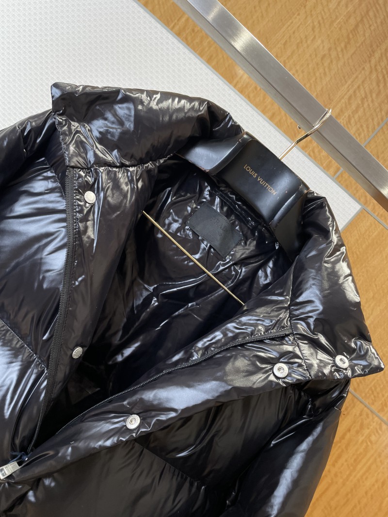 Prada 3D Logo Glossy Stand Collar Down Jacket 2 4