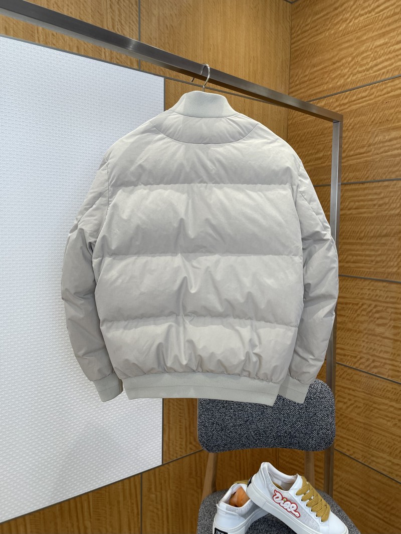 Dior Embroidered Patch Baseball Collar Cotton Jacket 1